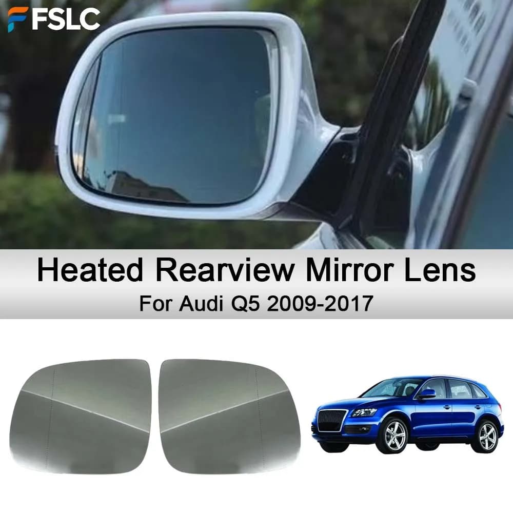 Car Rearview Accessories Heated Rearview Mirror Lens For Audi Q5 2009-2017 Cars Accessories Upgrade Modify A Car