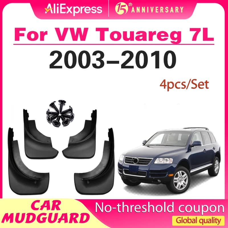 Car Mudguards for Volkswagen VW Touareg 7L 2003~2010 2004 Mud Flaps Fender Flare Flap Front Rear Wheel Splash Guard Accessories