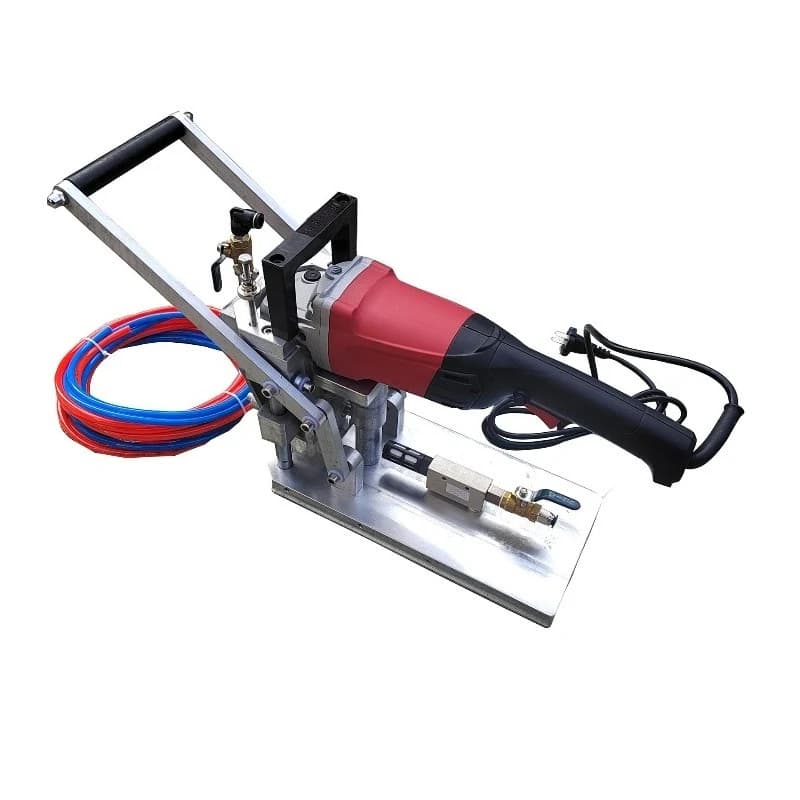 Portable marble tile punching machine