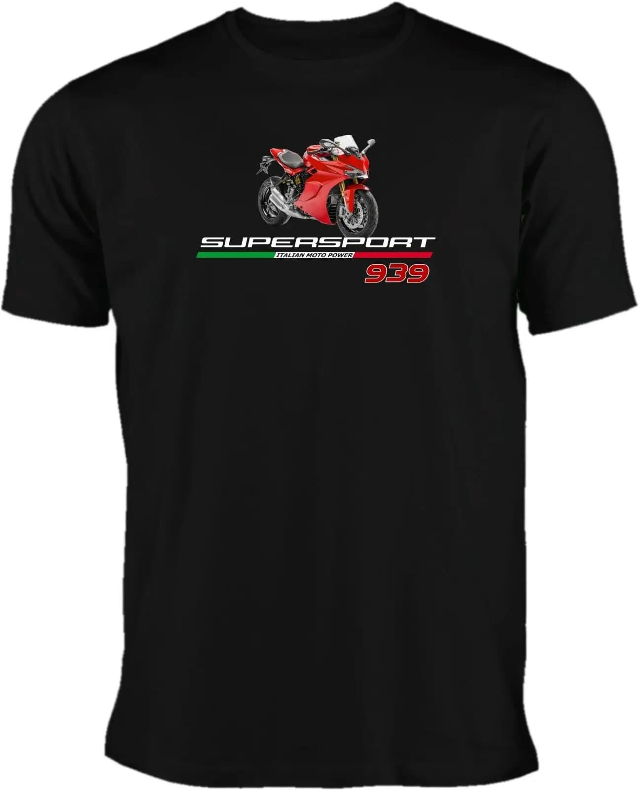 Italian Motorbike Supersport 939 Motorcycle Fans T-Shirt 100% Cotton O-Neck Short Sleeve Summer Casual Mens T-shirt Streetwear