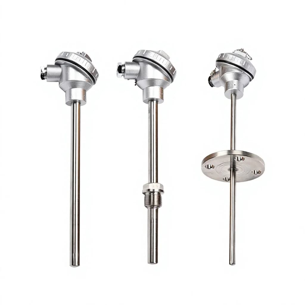 Clip-on Temperature Transmitter 4-20mA Output Non-Contact Surface Thermocouple Sensor DIN Rail Industrial Grade