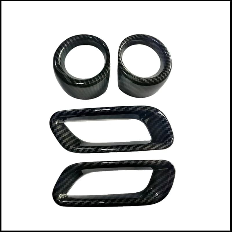 For Subaru XV 2012-2015 Fog light Lamp Cover Sticker Trim Decoration Car Styling Auto Parts Accessories