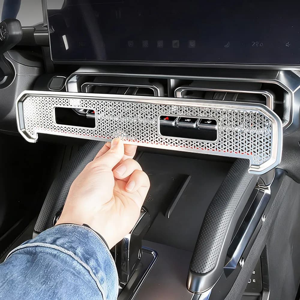 For Chery Jetour Traveler T2 2026 2027 Central Control Air Outlet Mask Automobiles Parts Rear Exhaust Vent Decorative Cover