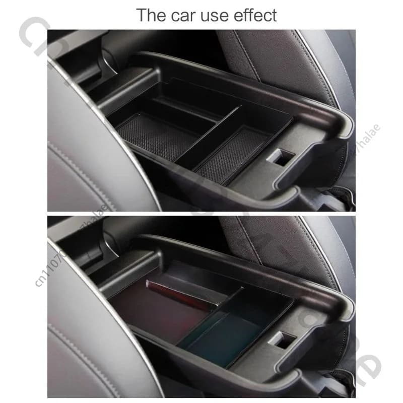 Center Console Lower Storage Box ABS Organizer Non Slip Anti Rattle No Drill Fit Auto Accessories For Hyundai IONIQ 5 2022