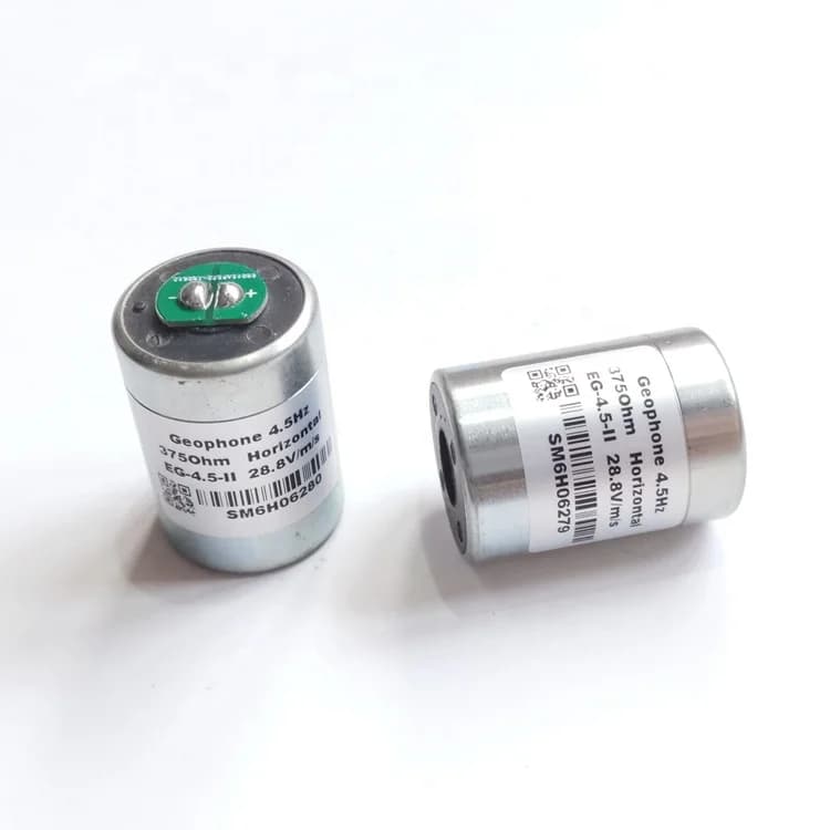 Vertical Geophone 45 hz Seismic Survey Equipment / Seismic Geophon Sensor