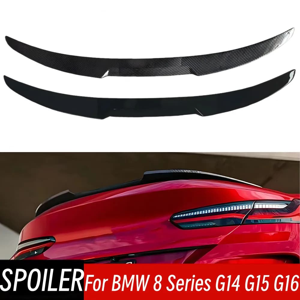 For 2018-2022 BMW 8 Series G14 G15 G16 PSM Style Rear Trunk Lid Boot Ducktail Lip Spoiler Wings Car Exterior Accessories Part