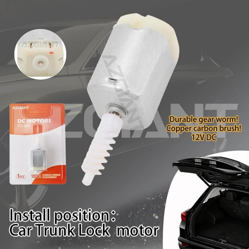 AZGIANT FC-280SC-20150 For Mitsubishi Outlander Sport/Eclipse Car Upper Tailgate Lock Actuator internal Motor rigid plastic gear