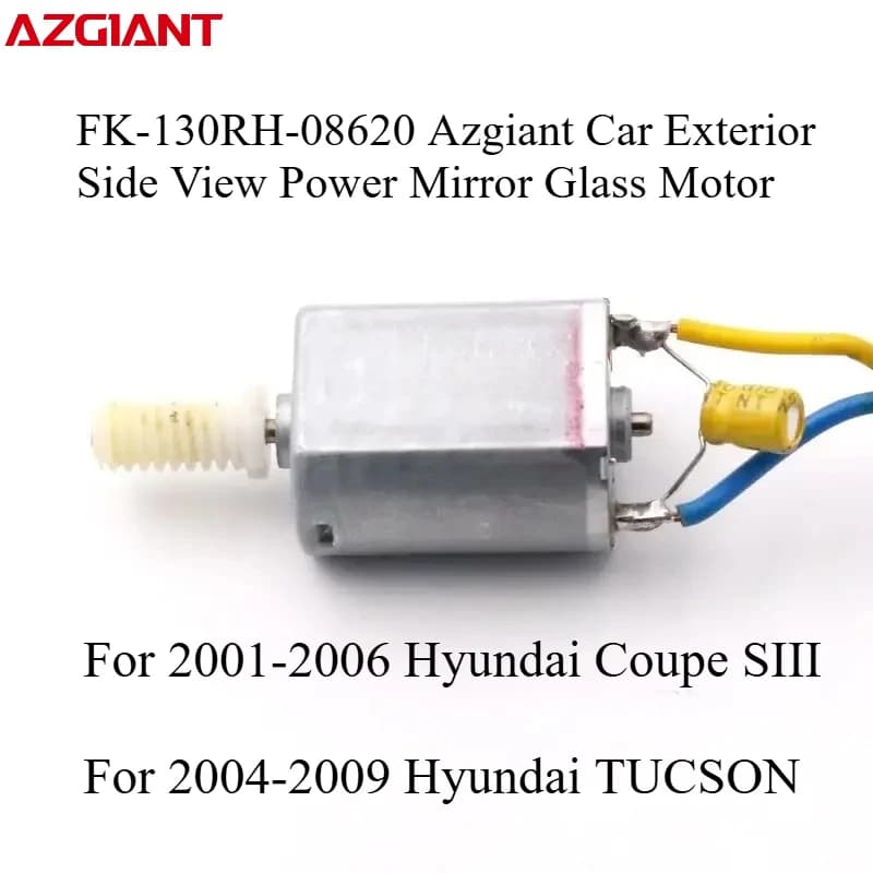FK-130RH-08620 Azgiant Car Exterior Side View Power Mirror Glass Motor For Hyundai Coupe SIII TUCSON Auto Replacement Parts