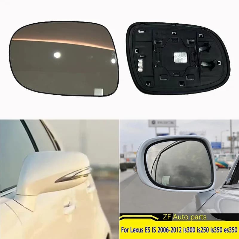 Heated Auto Side Mirror Glass for Lexus ES IS 2006-2012 Rearview Left Right Is300 Is250 Is350 Es350 Auto Parts