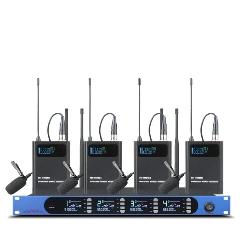 Wireless microphone drag four stage performances, wedding hosts, school speeches, engineering