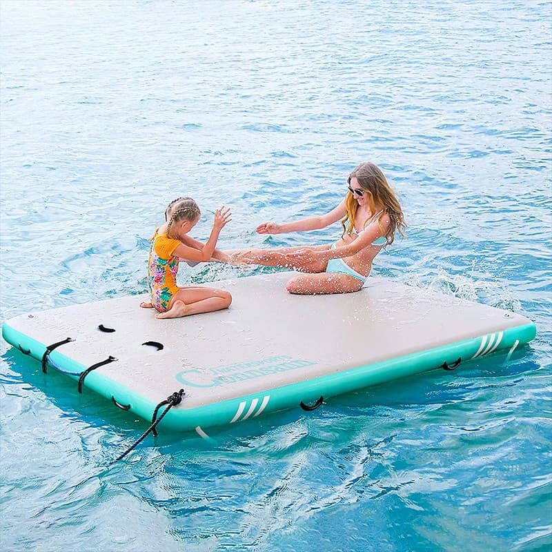 Water Inflatable Floating Board Family Leisure and Entertainment Sea  Floating Blanket Foldable Lounge Floating Chair Water Yoga