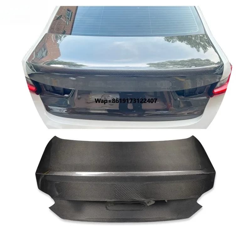Dry Carbon Fiber CSL Style Trunk Lid for  3 Series G20 G80 M3 2021+ OEM Style Replacement Lightweight High Quality