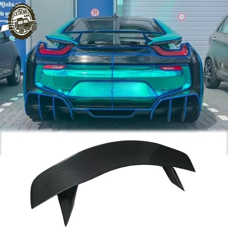 Real Carbon Fiber Spoiler for BMW I8 2013-2018 Forge Carbon Fiber Tail Decoration Exterior Accessories