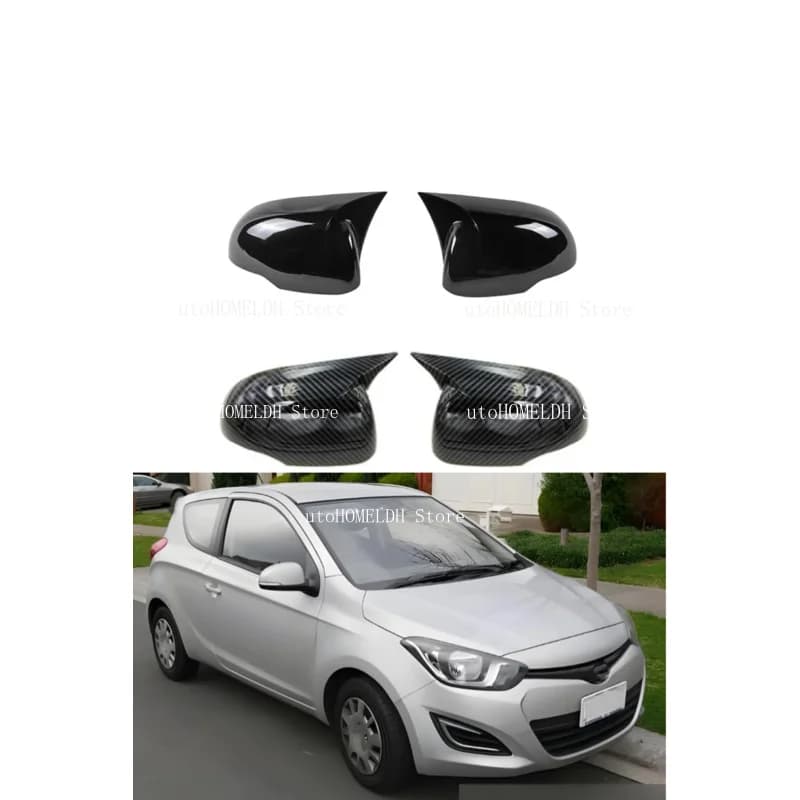 Car RearView Mirror Cover For  Hyundai I20 2008 2009 2010 2011 2012 2013 2014 Side Shell  Rear View Caps Trim