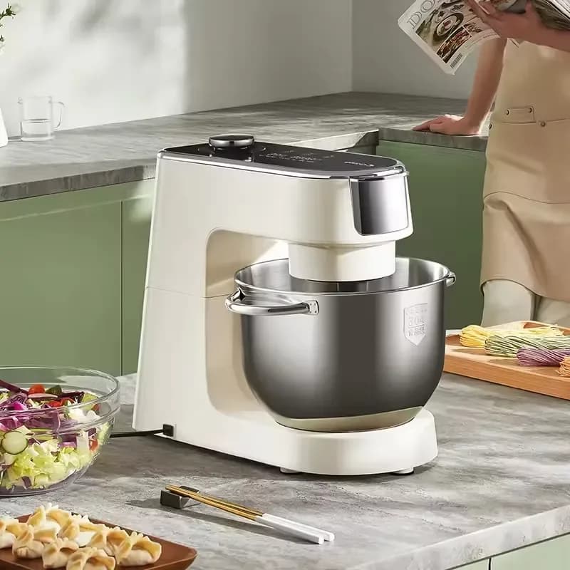 for Professional Pizza Spiral Dough Mixer 6.2L Household Cake Mixer Intelligent 800W Stand Food Mixer