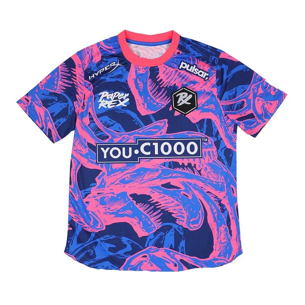 Casual Wear Men's Paper Rex Esports Uniform Clothing Quick-Dry Breathable 3D Print Short Sleeve T-Shirts PRX Team Valorant Tees