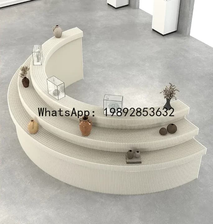 TQH folding Nakajima display stand, high and low table, display rack jewelry in the middle