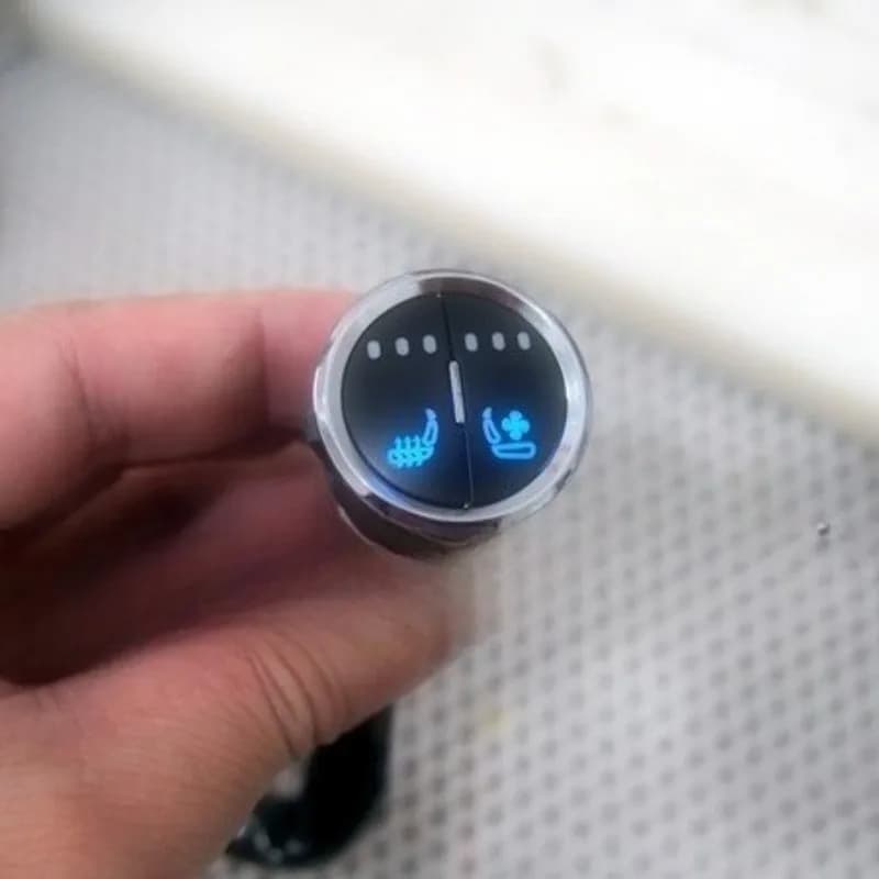 3-Gear Button Switch Car Seat Ventilation Heating Kit   Play Button