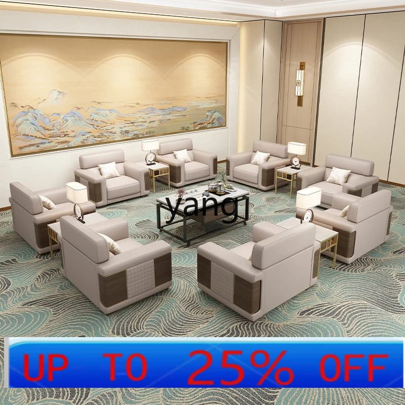 LH sofa coffee table combination office business meeting guest VIP reception room