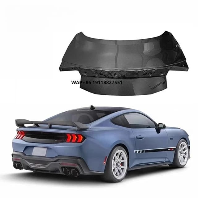 Carbon Trunk for  Mustang 2024 Body Kit 2024 New Mustang Carbon Fiber Rear Trunk