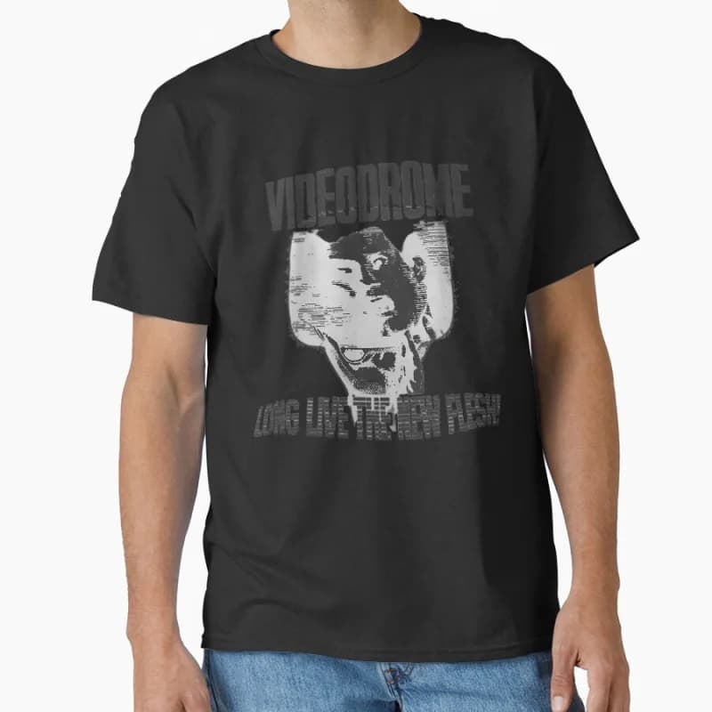 Halloween Movie Video Horror Vintage Scary Series Videodrome gift T shirt Large size Tops Retro Graphic Print Clothes S-6XL