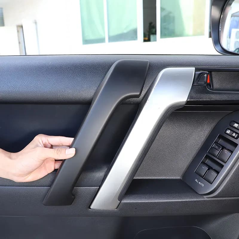 For Toyota Land Cruiser Prado FJ 150 2010-2018 ABS Matt Black Car Interior Door Handle Trim Interior Car Accessories