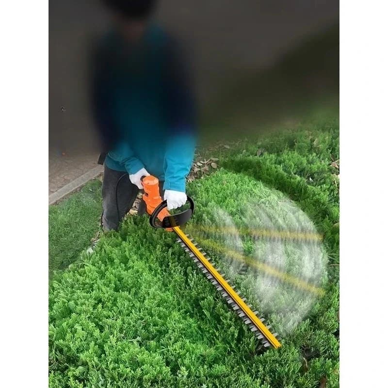 Rechargeable lithium battery electric hedge trimmer greening garden tea tree leaf shrub fence trimmer pruning machine hedge