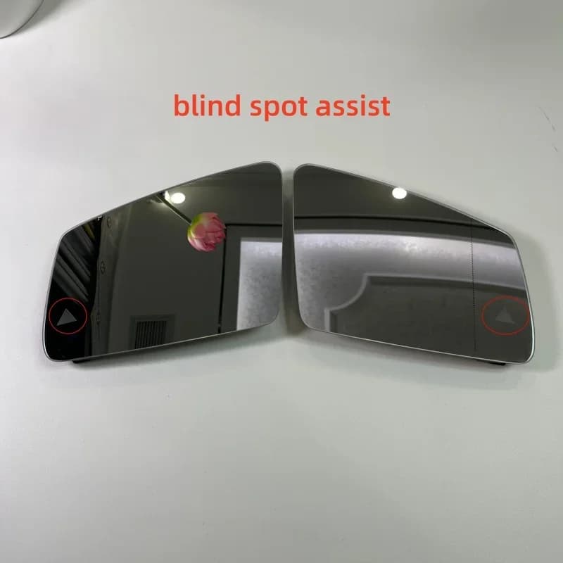 For MERCEDES BENZ CLA Class C117 2014 - 2017 CLA180 CLA200 CLA250 Left or Right Heated Side Glass Mirror Lens with Blind Spot