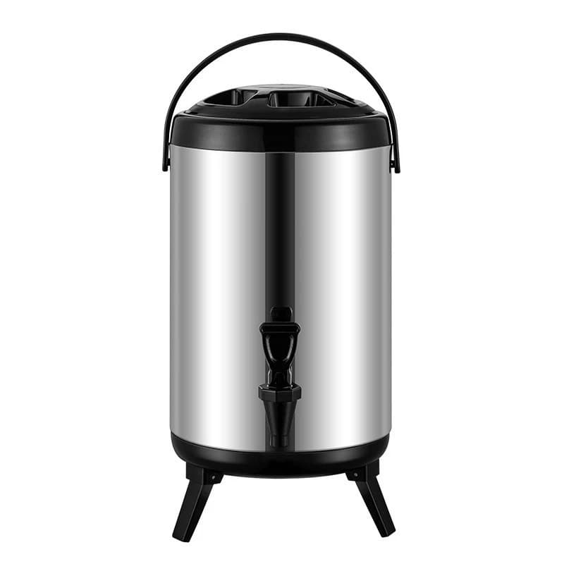 Commercial 304 stainless steel thermal insulation bucket, milk herbal tea large-capacity cold insulation bucket, milk tea bucket