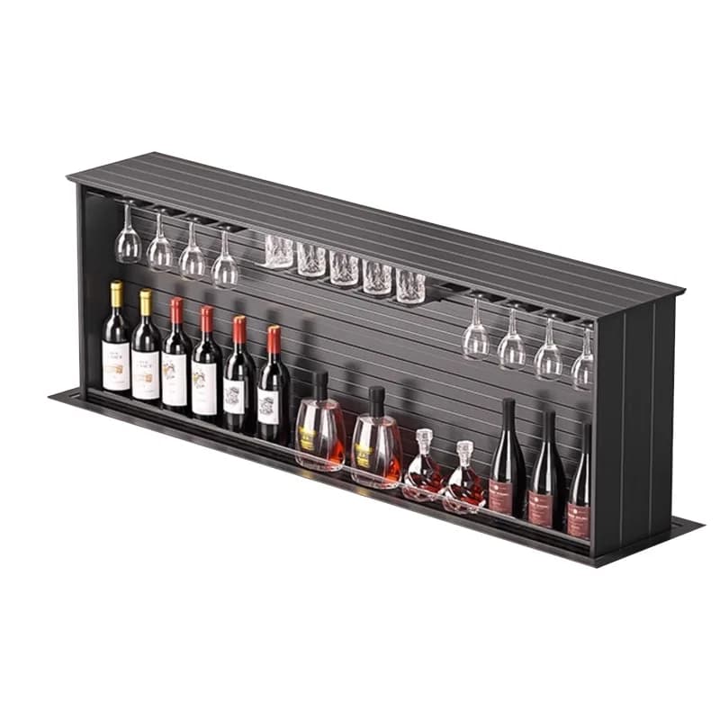 Shimadai intelligent electric lift basket kitchen cabinet countertop rise seasoning storage invisible storage wine cabinet