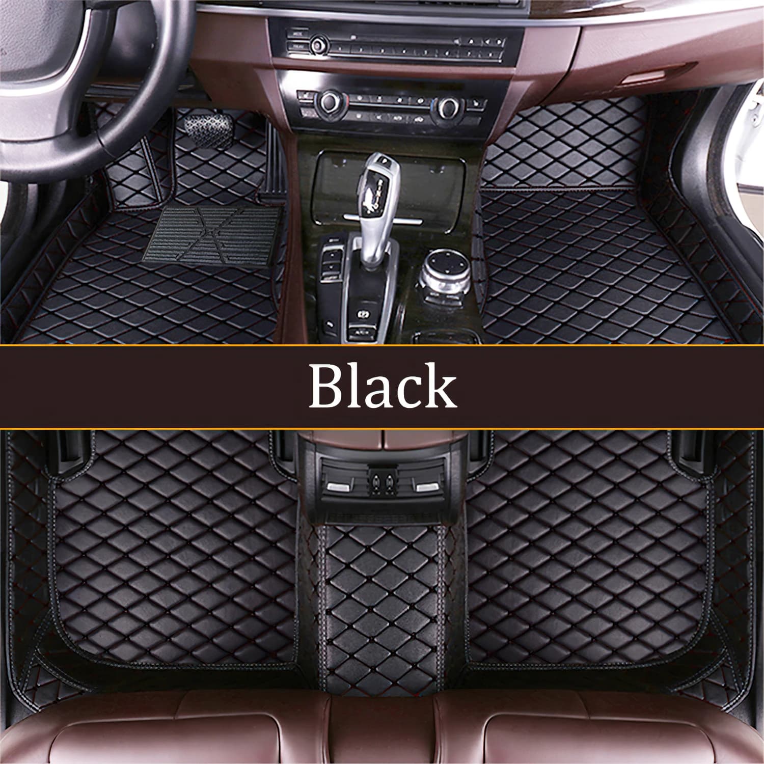 Accessories Auto leather carpet pads fits for Ford Explorer 5 Seat 2016-2020 Focus 2018-2023 waterproof anti slip car floor mats