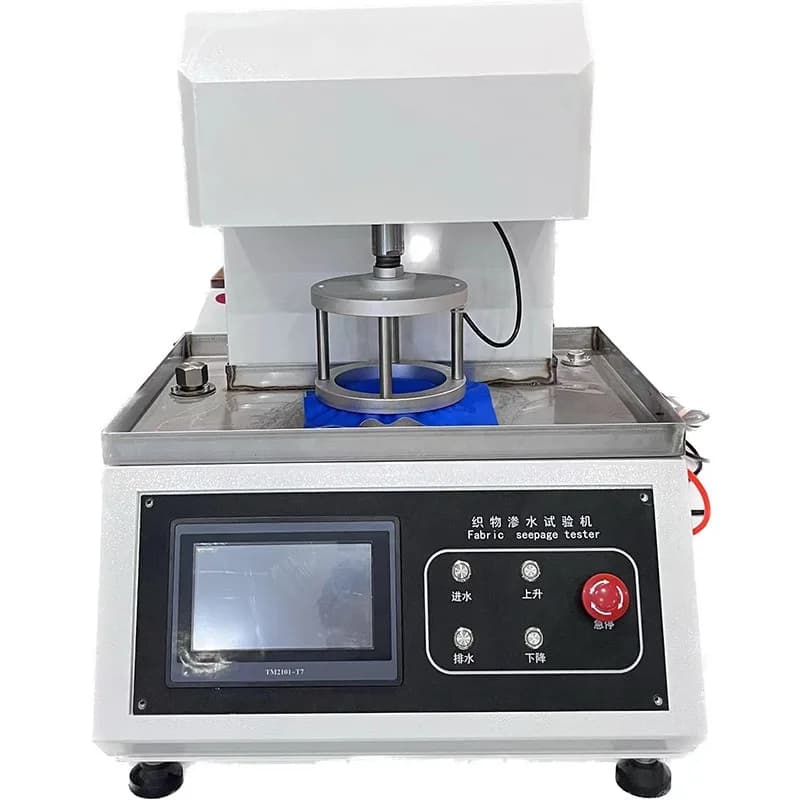 Fabric breathability tester, fabric water seepage tester, textile mask air permeability tester