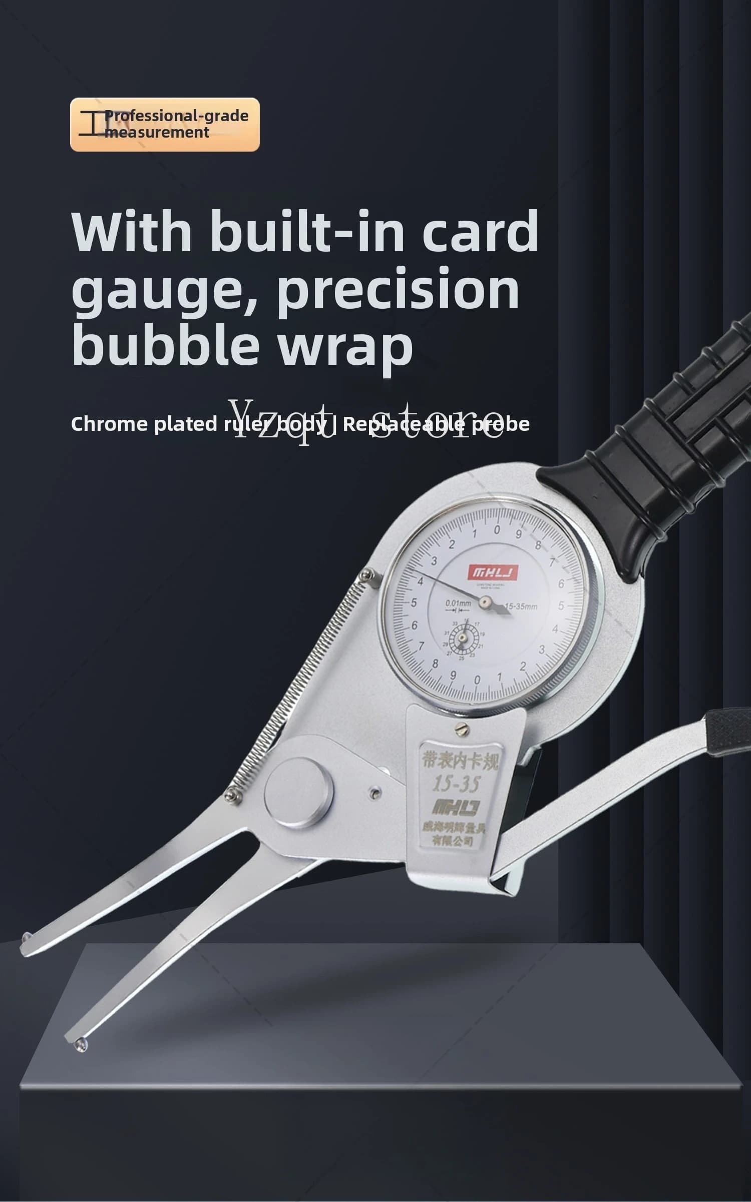With meter inner caliper slot boring measuring tool diameter caliper  diameter measuring tool