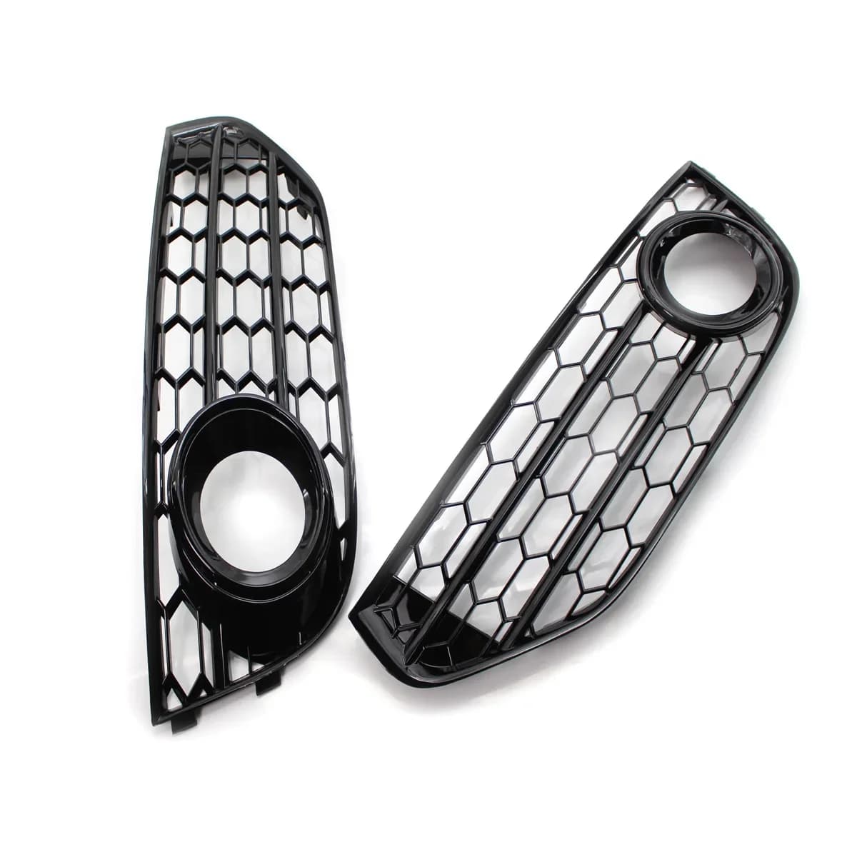 Suitable for 10-15 years Audi A4B8 travel version modified through-hole fog light frame, lower mesh grille 8K0807681J