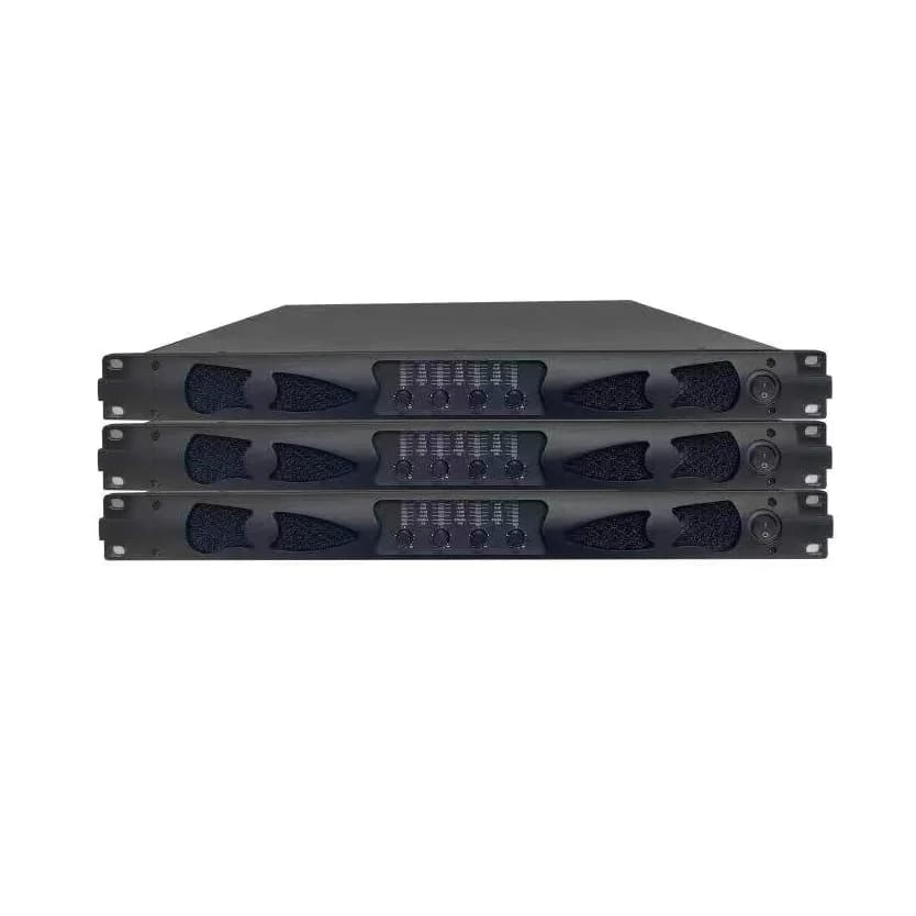 Professional 4-Channel 1000W M4-1000 Digital Power Amplifier 1U Light Weight with Metal Shell