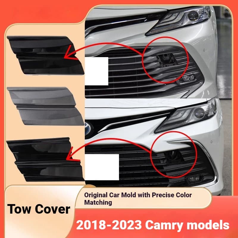 Applicable to 18-23 Toyota Camry Trailer Cover Eighth Generation Camry Front Bumper Trailer Hook Tow Rope Cover