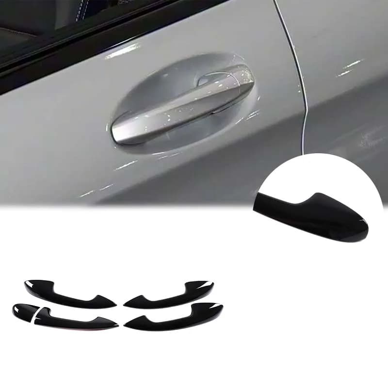 Exterior Door Handle Cover Trim Door Handle Shell Decor Sticker For Mercedes‑Benz C Class GLC X253 C253 W205 C205 A205 2015-202