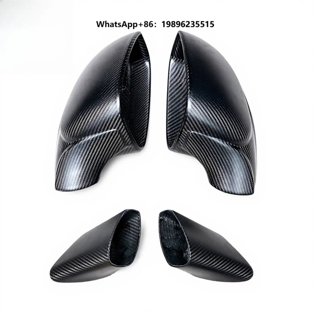 4Pcs Dry Carbon Mirrors for 88  Exterior Mirror Cover Rearview Sider Mirrorcaps