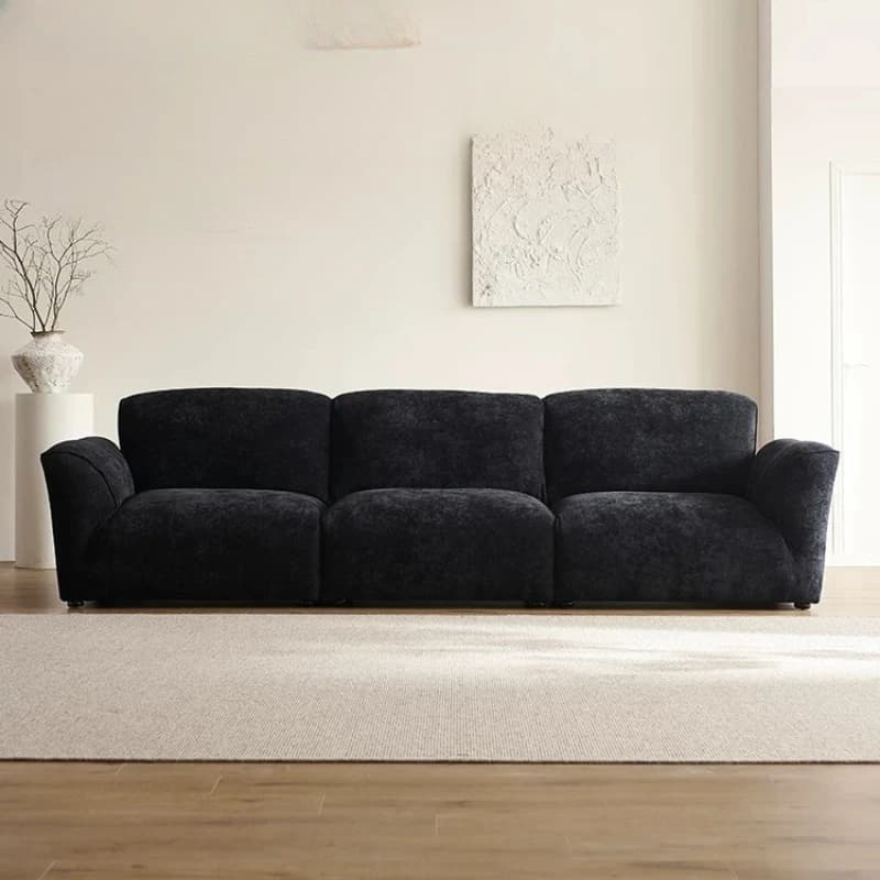 Fancy Living Room Sofas Sectional Black Simple Modern Sectional Lazy Sofa Choice Plush Floor Bank Woonkamer Home Furniture