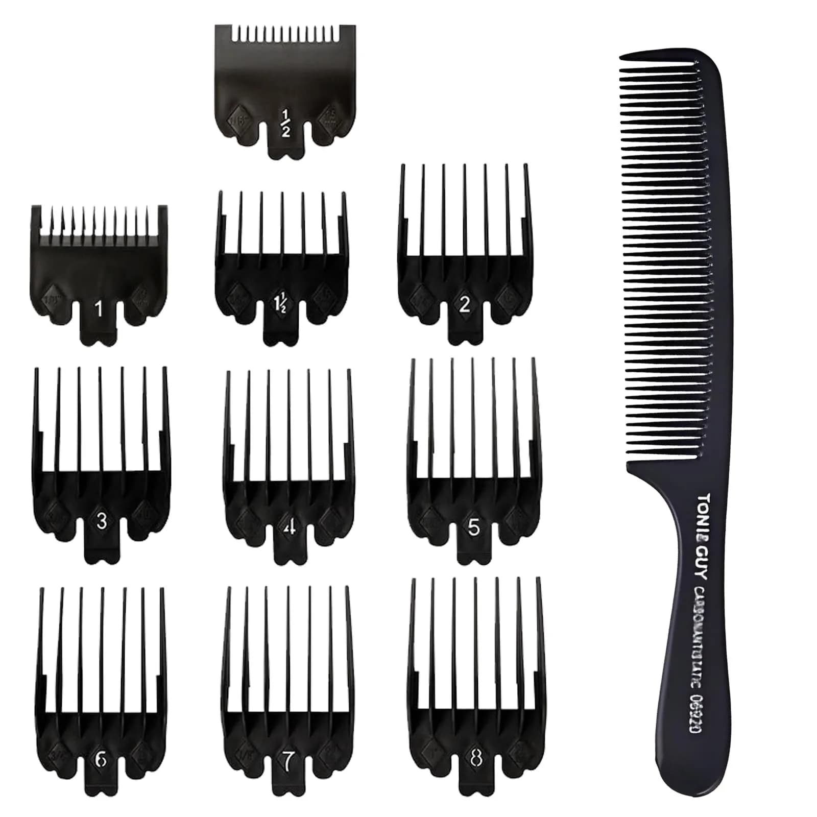 11 Pcs Hair Clipper Guards Set, Hair Trimmer Guards Limit Comb Replacements