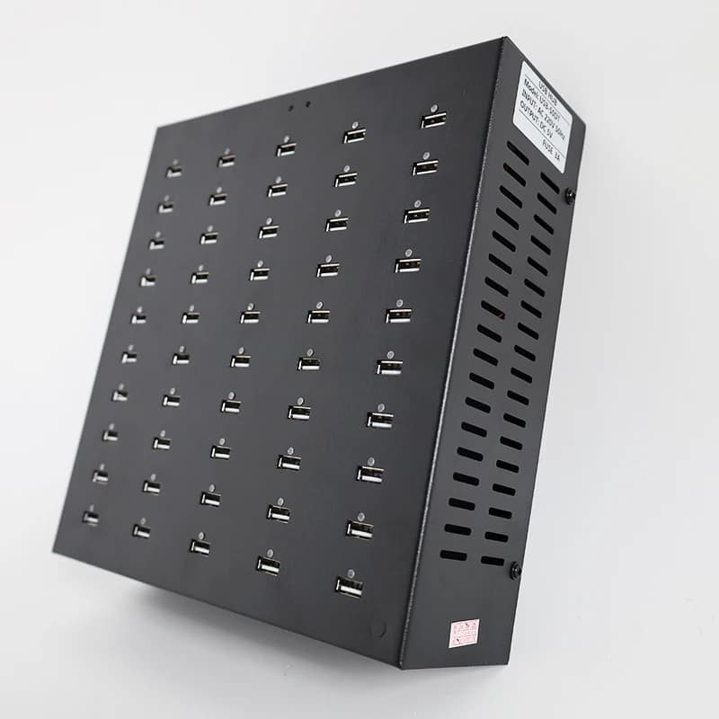 50 Ports 350W Power Adapter Multi-port Data Sync USB Hub Charger Industrial Fast Charging Station