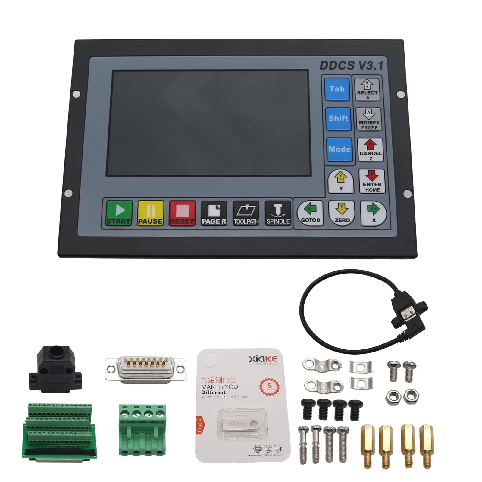 2025.4 DS V3.1 3 Axis Motion Controller 500KH CNC Standalone Control Offline CNC Controller