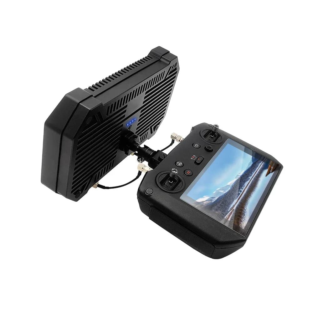 EDUP AB047 10W 8000mAh 2.4G/5.2G/5.8G Tri-band Free-Switch WiFi Signal Amplifier Wifi FPV Signal Booster Antenna Drone Extender