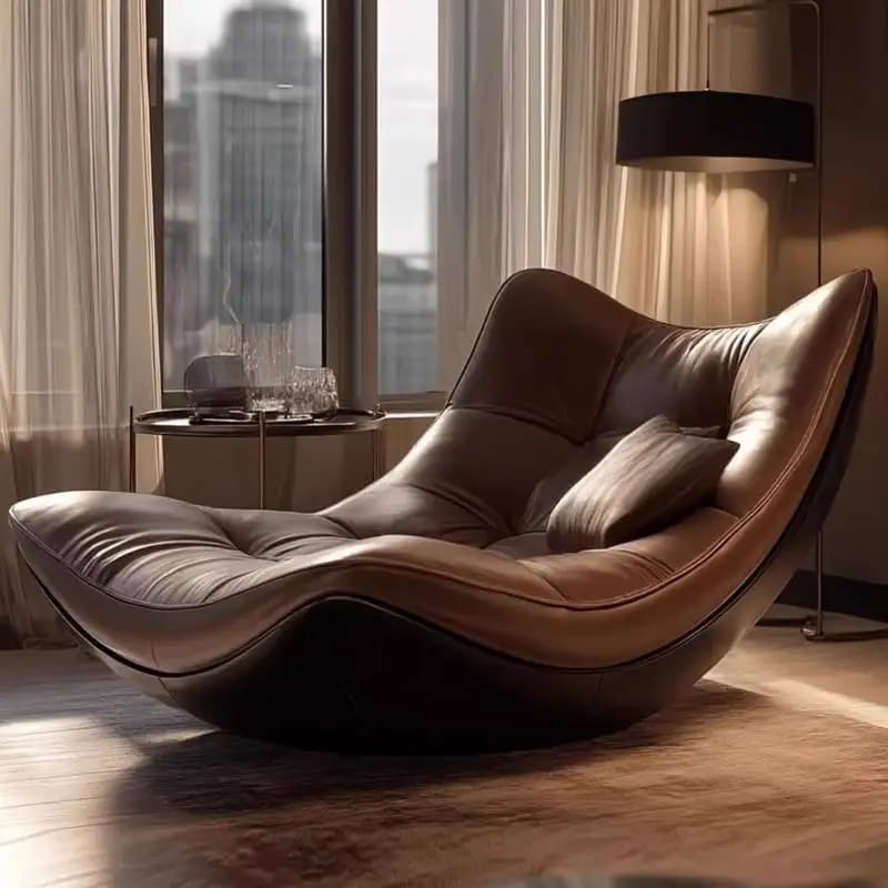 Vintage Lounge Living Room Chairs Recliner Modern Antique Floor Living Room Chairs Reading Designer Fauteuil Salon Furniture
