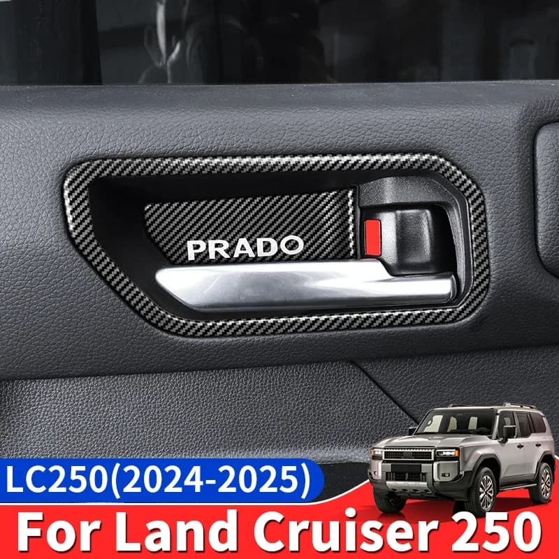 For Toyota Land Cruiser 250 2024 2025 Prado LC250 1958 First Edition Car Door Handle Inner bowl Decoration,Interior Accessories