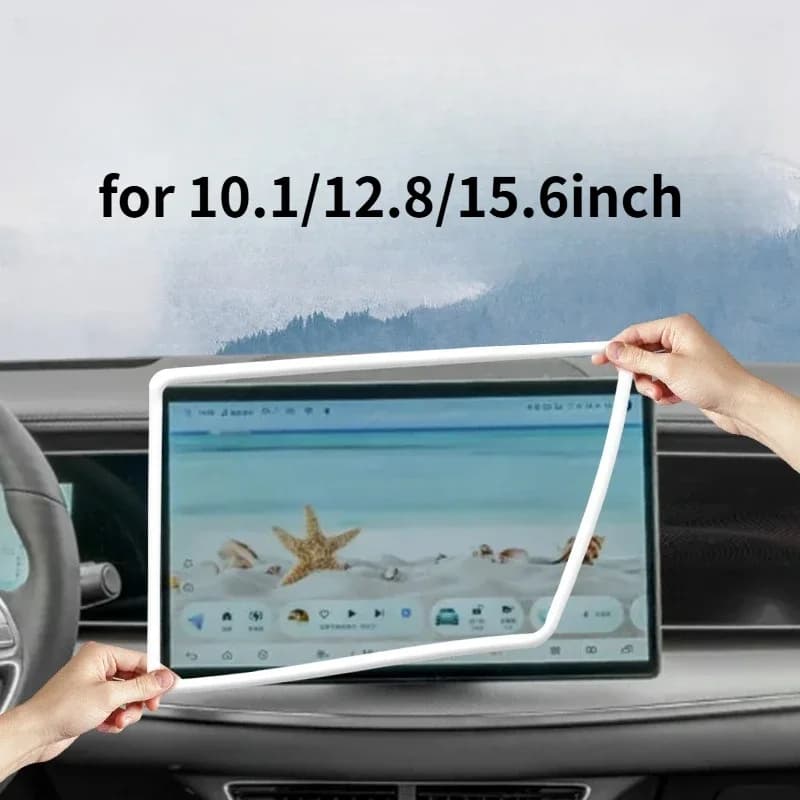 For BYD ATTO 3 SONG PLUS SEAL U DMI YUAN UP SHARK EBRO S800 PHEV 2025 12.8" 15.6"Car Navigation Screen Protective Silicone Cover