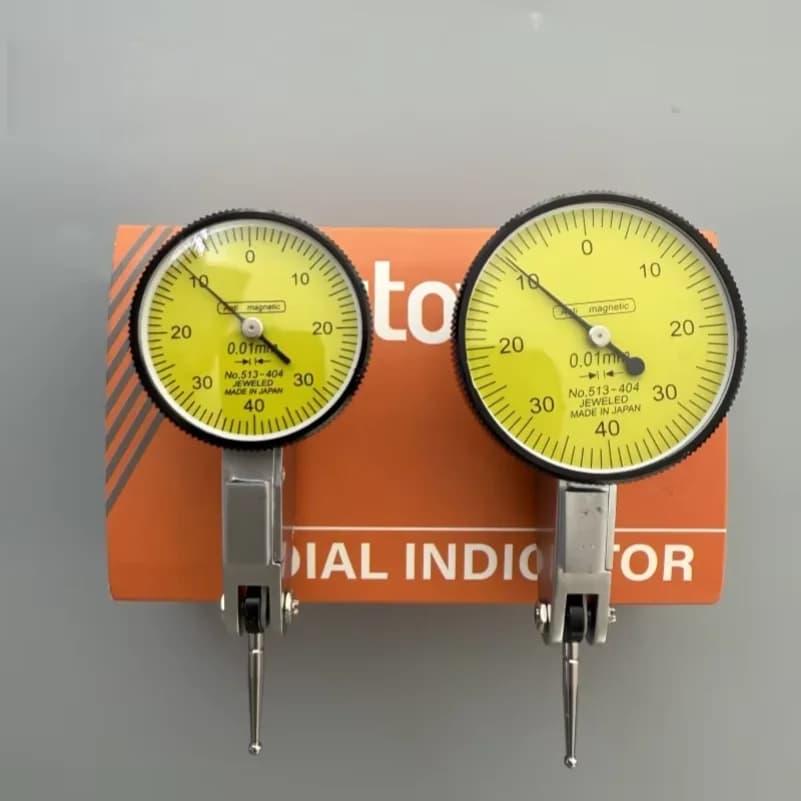 CNC Micrometer 513-404 Analog Lever Dial Indicator Dial Accuracy 0.01 Range 0-0.8mm Diameter 38 32mm Measuring Tool