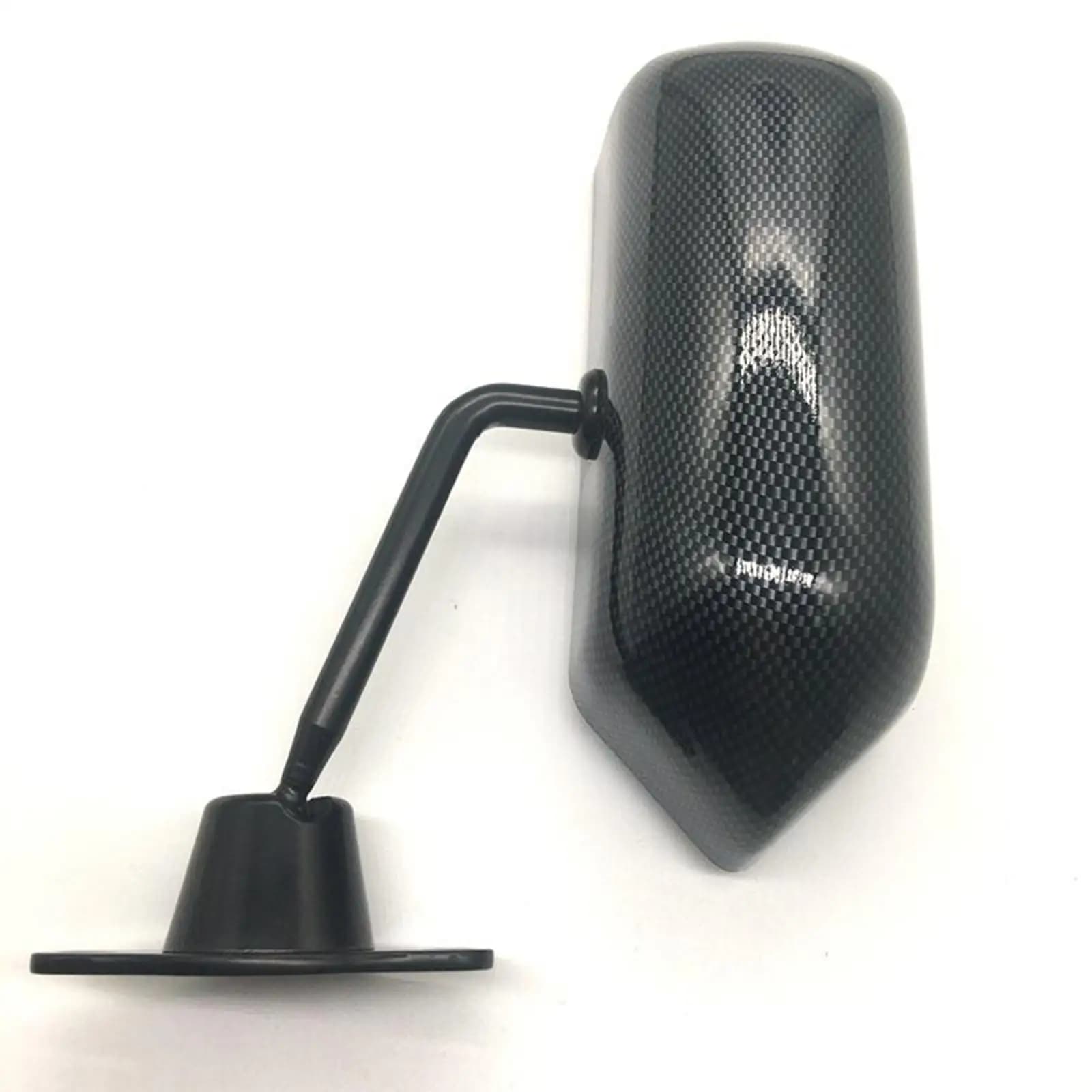Drift Car Side Wing Mirror Modern Carbon Fiber Waterproof Blue Glass Rear View Mirror for Universal Fit