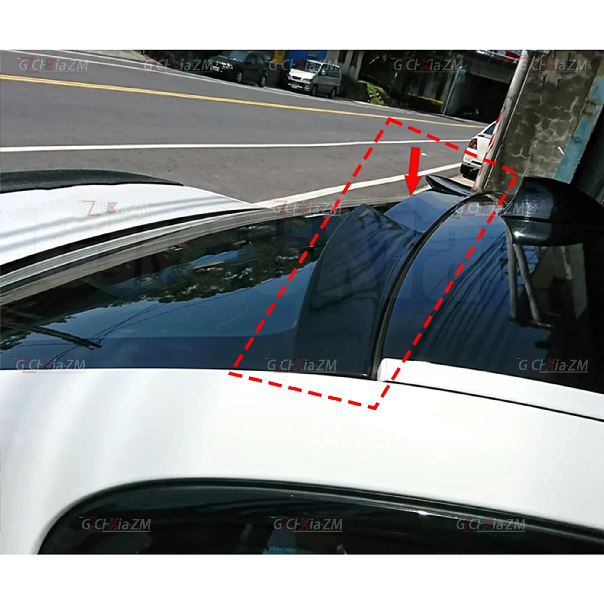 ABS Rear Window Roof Spoiler BMW 5 Series F10 F18 Spoiler 528i 535i 550i 2011 2012 2013 2014 2015 2016 2017
