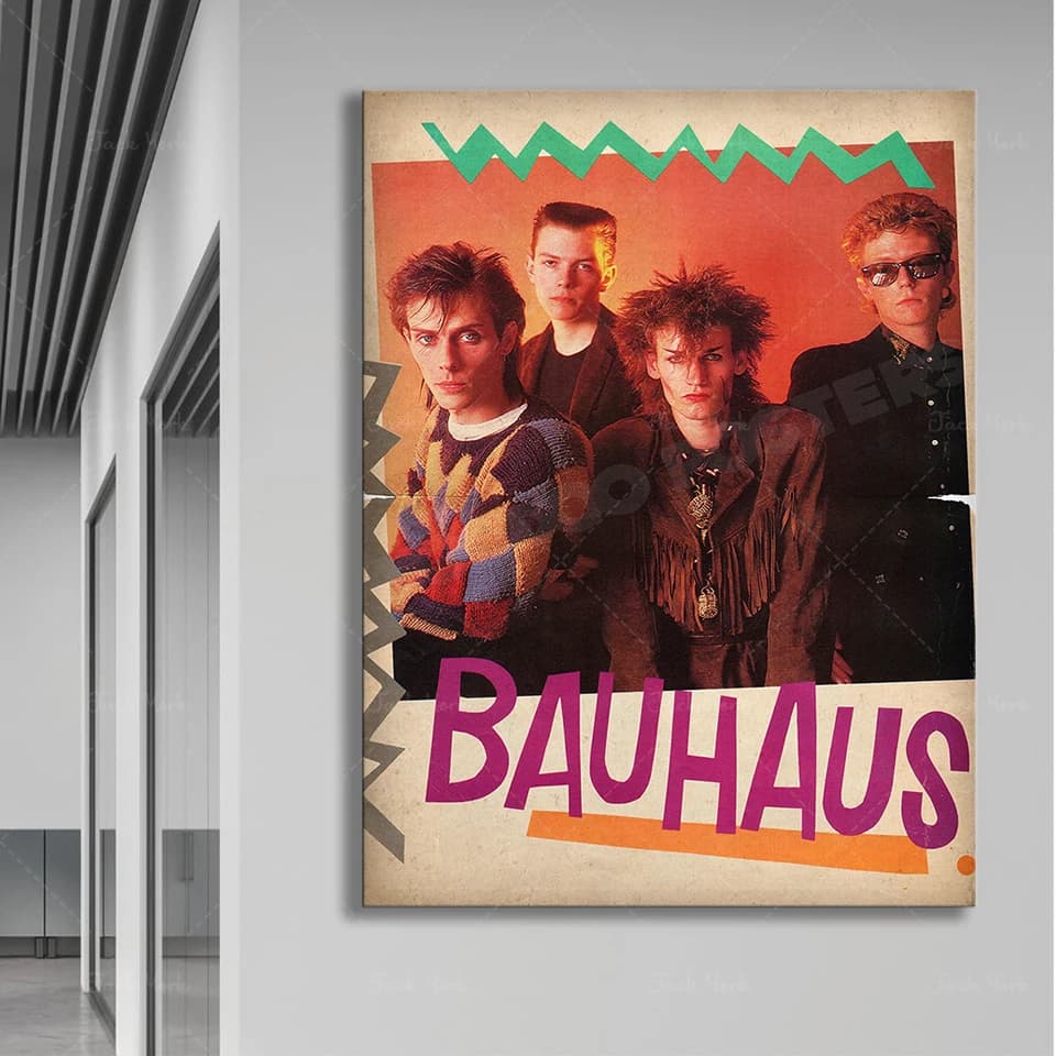 Bauhaus Poster Print - Vintage Style Magazine Retro Print - Home Decor